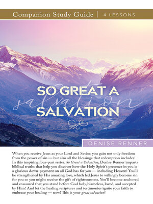 cover image of So Great a Salvation Study Guide